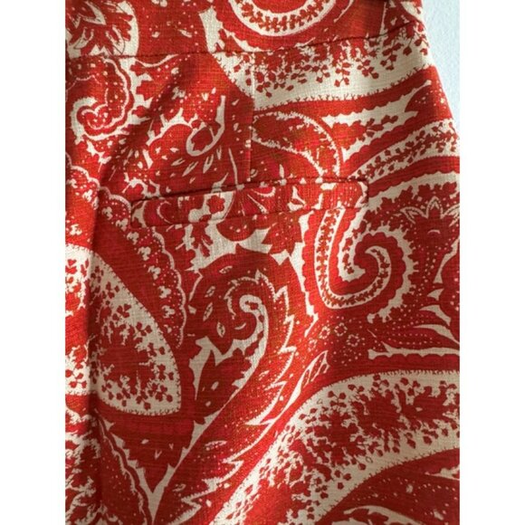 Vintage J. Crew Paisley Pencil Skirt - Picture 6 of 7